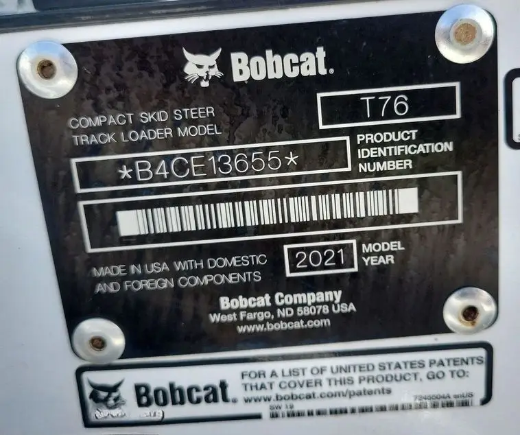 2021 Bobcat T76 Skid Steer Loader photo 59